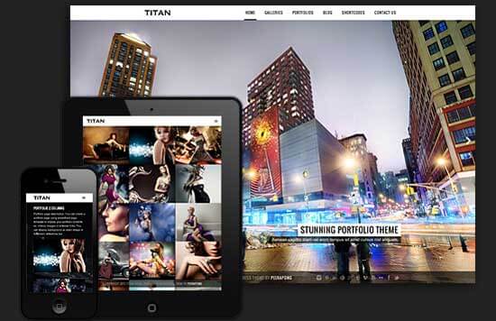 travel photography website template